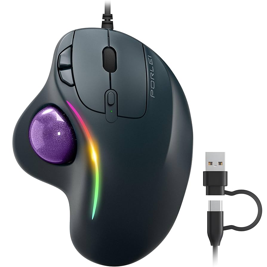 (未使用･未開封品)　エレコム マウス 有線 トラックボール 6ボタン ブラック M-XT3URBK df5ndr3 トラックボールマウス 有線 6ボタン 親指 握りやすい 手になじむ